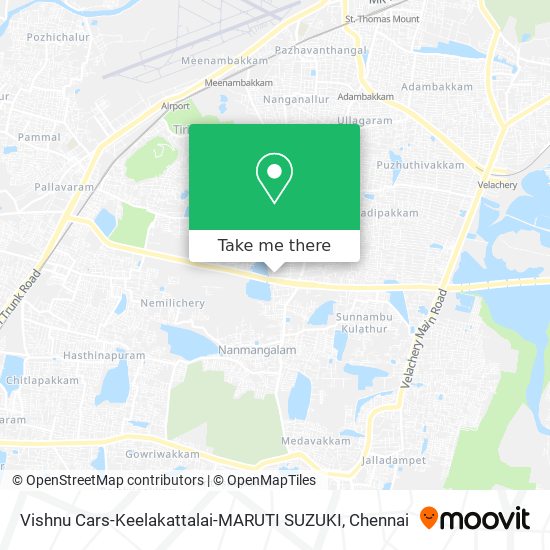 Vishnu Cars-Keelakattalai-MARUTI SUZUKI map
