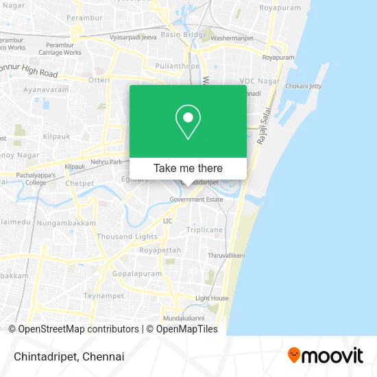Chintadripet map