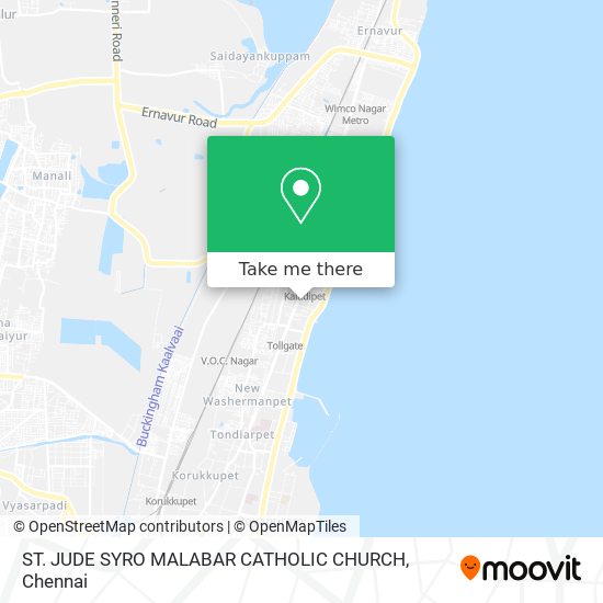 ST. JUDE SYRO MALABAR CATHOLIC CHURCH map