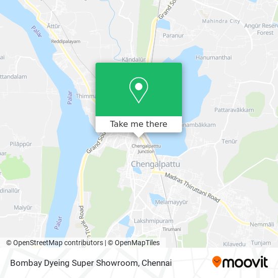 Bombay Dyeing Super Showroom map
