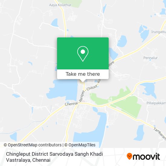 Chingleput District Sarvodaya Sangh Khadi Vastralaya map