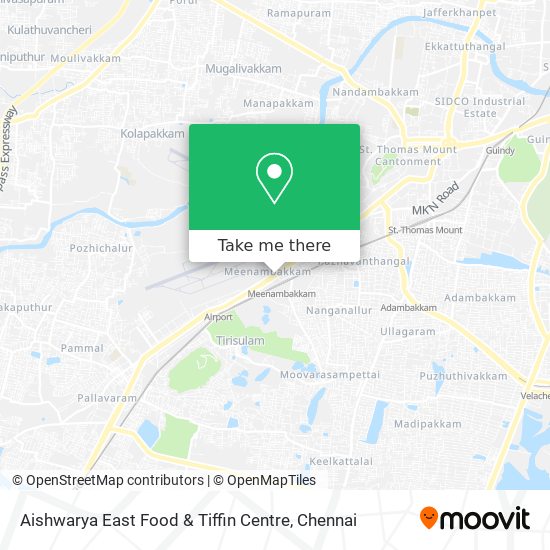 Aishwarya East Food & Tiffin Centre map