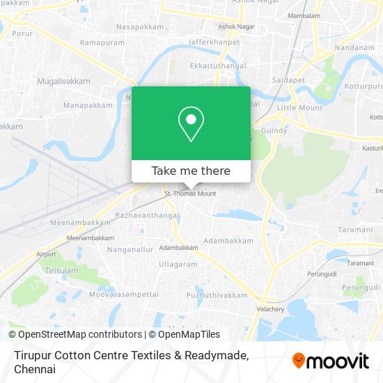 Tirupur Cotton Centre Textiles & Readymade map