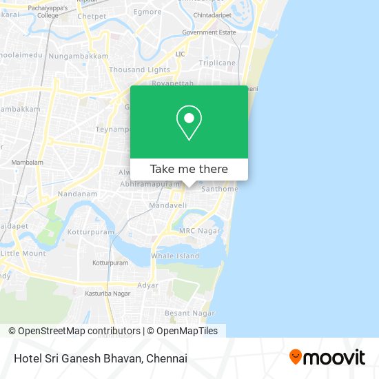 Hotel Sri Ganesh Bhavan map