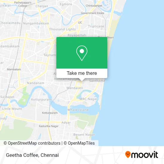 Geetha Coffee map