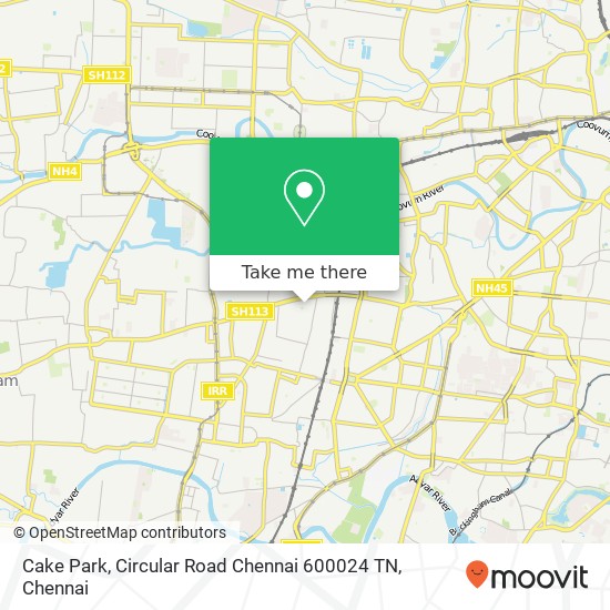 Cake Park, Circular Road Chennai 600024 TN map