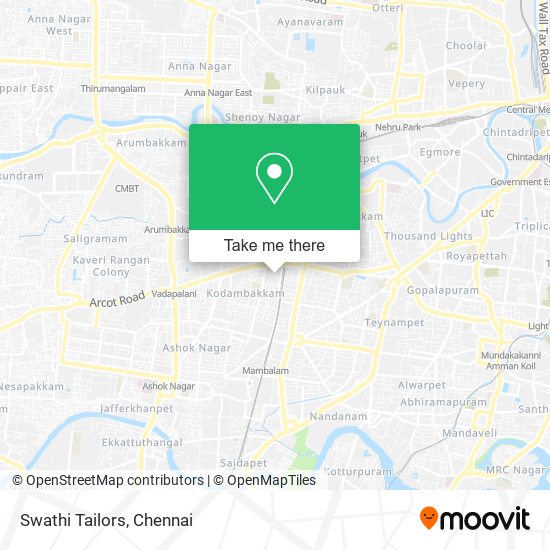 Swathi Tailors map