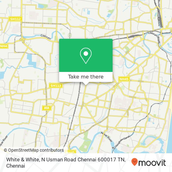 White & White, N Usman Road Chennai 600017 TN map