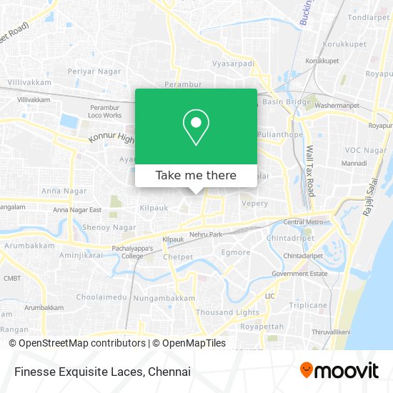 Finesse Exquisite Laces map