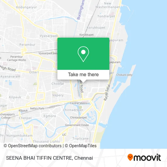 SEENA BHAI TIFFIN CENTRE map