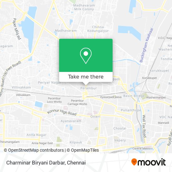 Charminar Biryani Darbar map