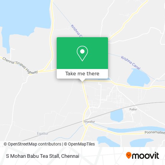 S Mohan Babu Tea Stall map