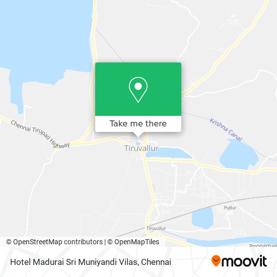 Hotel Madurai Sri Muniyandi Vilas map