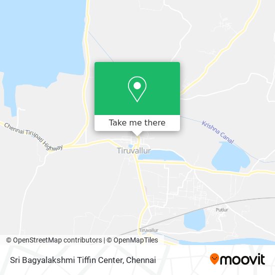 Sri Bagyalakshmi Tiffin Center map