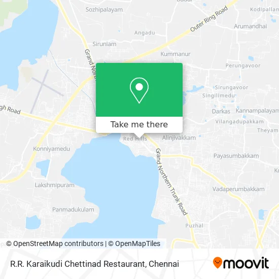 R.R. Karaikudi Chettinad Restaurant map