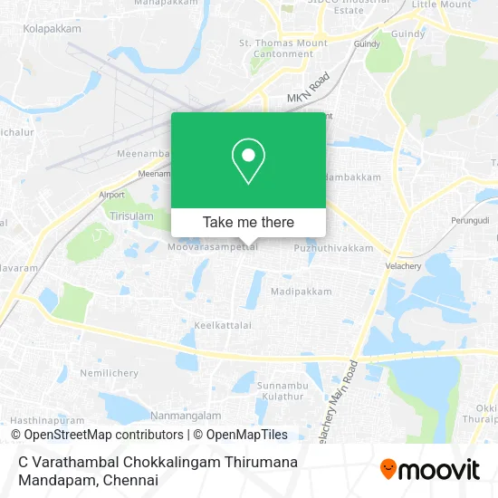 C Varathambal Chokkalingam Thirumana Mandapam map