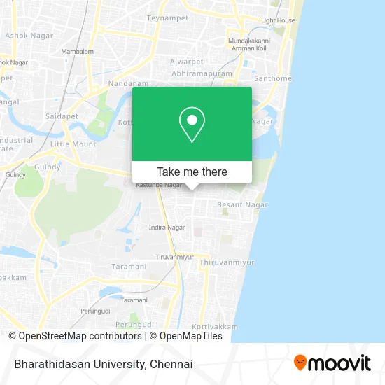Bharathidasan University map