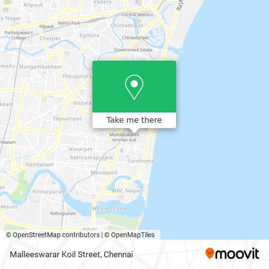 Malleeswarar Koil Street map