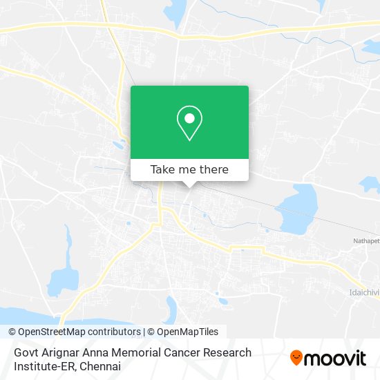 Govt Arignar Anna Memorial Cancer Research Institute-ER map