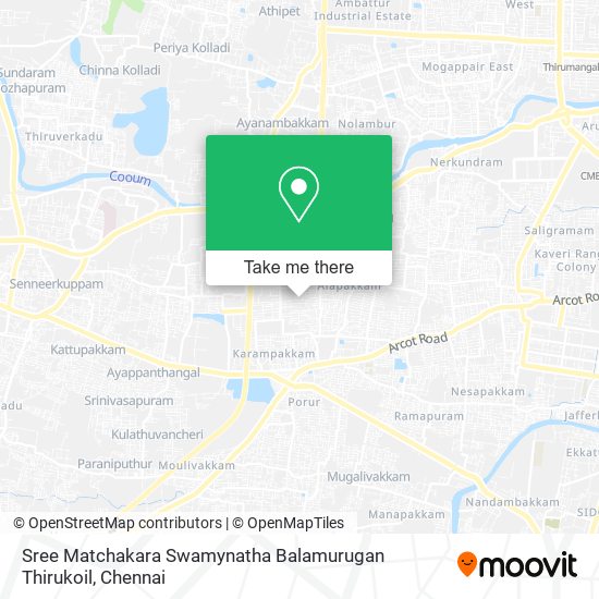 Sree Matchakara Swamynatha Balamurugan Thirukoil map