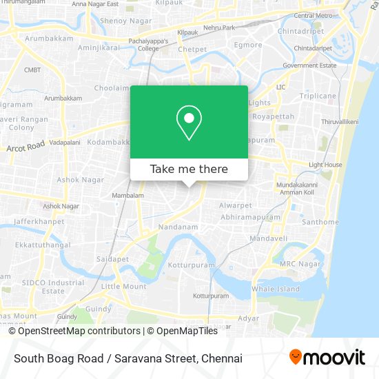 South Boag Road / Saravana Street map