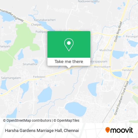 Harsha Gardens Marriage Hall map