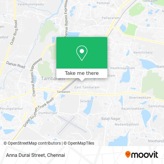 Anna Durai Street map