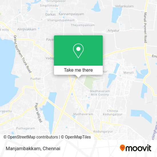 Manjambakkam map
