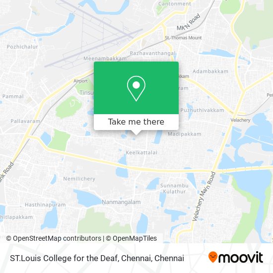 ST.Louis College for the Deaf, Chennai map