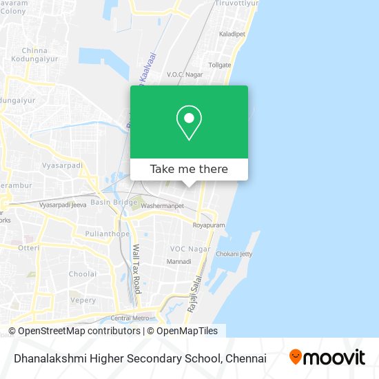 Dhanalakshmi Higher Secondary School map