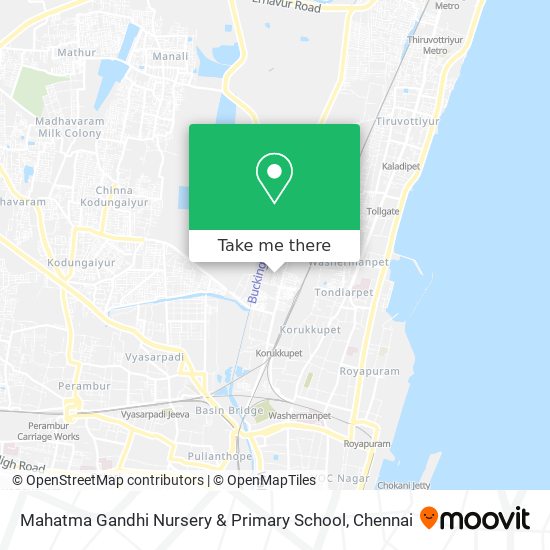 Mahatma Gandhi Nursery & Primary School map