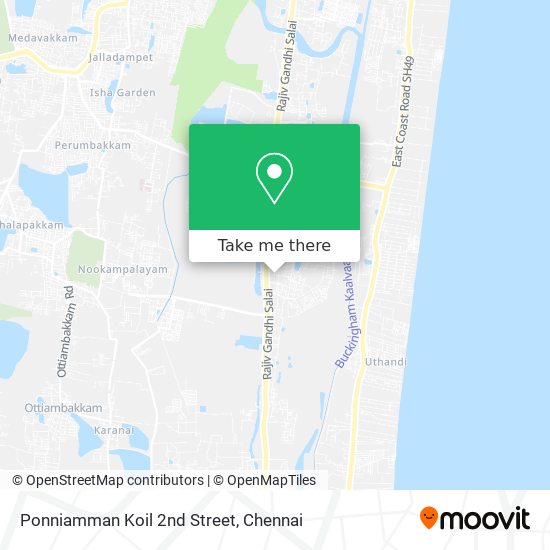 Ponniamman Koil 2nd Street map
