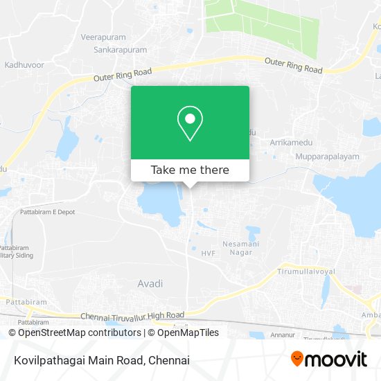 Kovilpathagai Main Road map