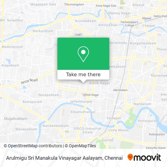 Arulmigu Sri Manakula Vinayagar Aalayam map