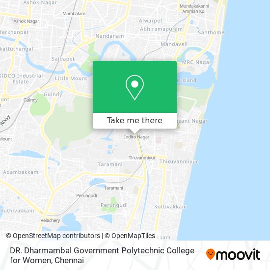DR. Dharmambal Government Polytechnic College for Women map