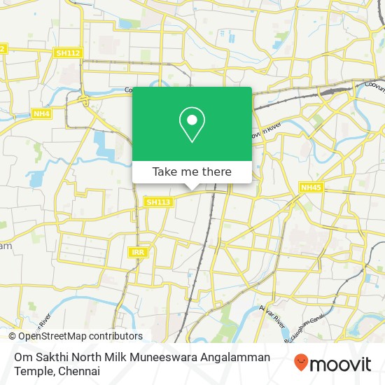 Om Sakthi North Milk Muneeswara Angalamman Temple map