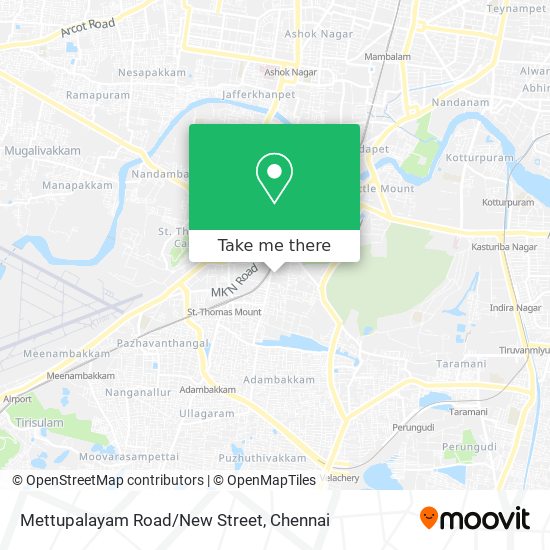 Mettupalayam Road/New Street map