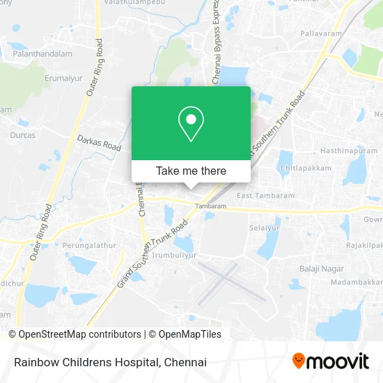 Rainbow Childrens Hospital map