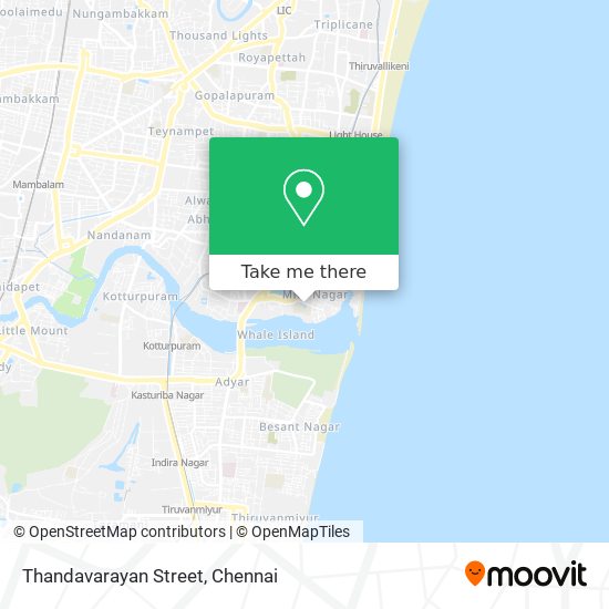 Thandavarayan Street map