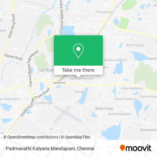 Padmavathi Kalyana Mandapam map
