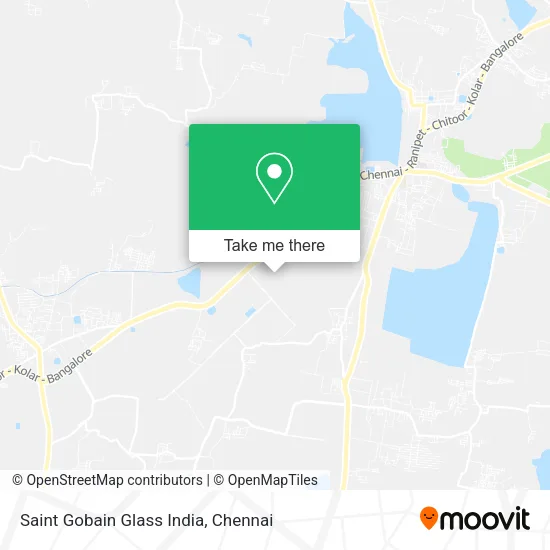 Saint Gobain Glass India map