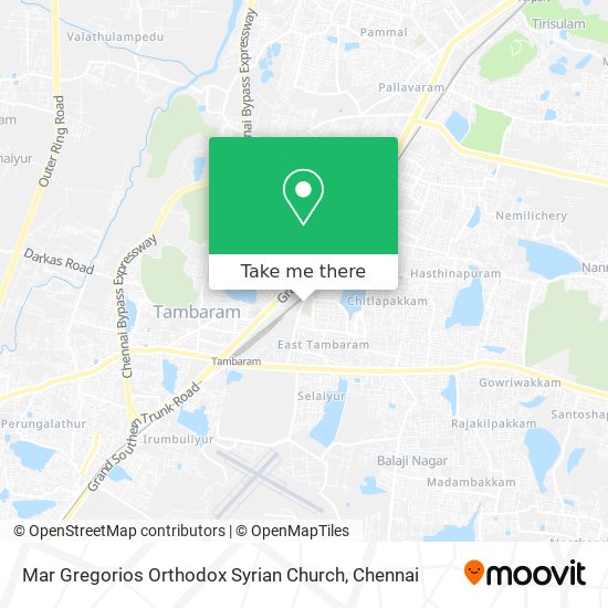 Mar Gregorios Orthodox Syrian Church map