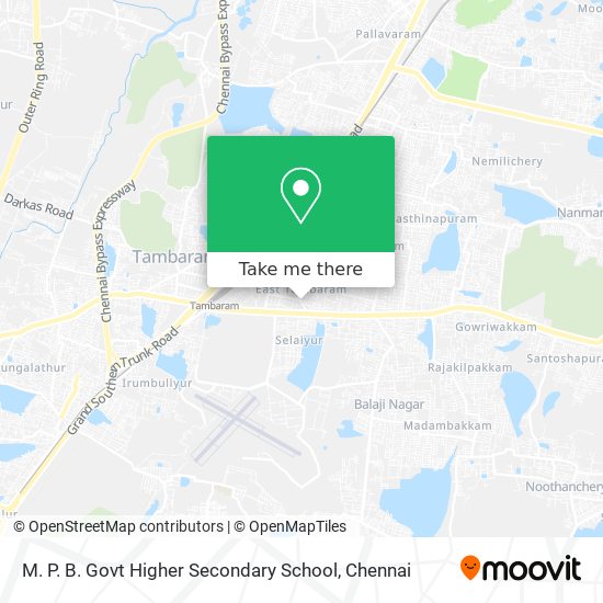 M. P. B. Govt Higher Secondary School map