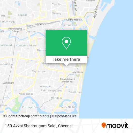 150 Avvai Shanmugam Salai map