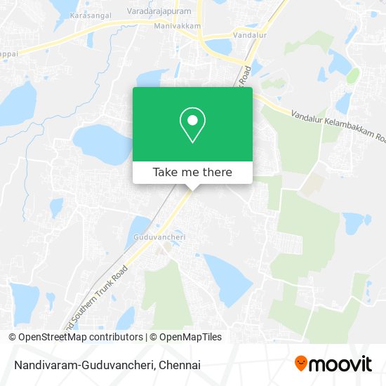Nandivaram-Guduvancheri map
