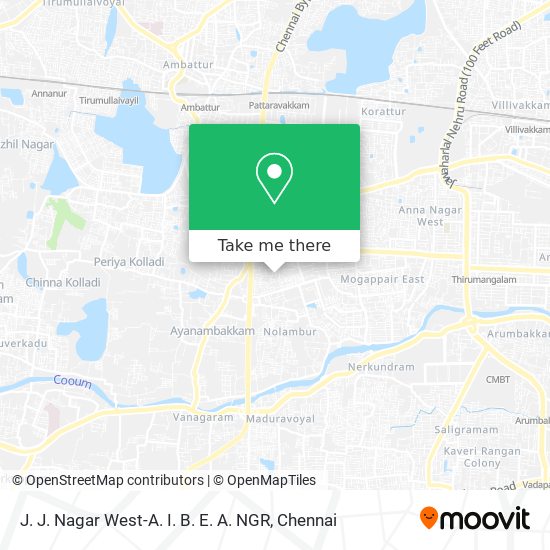 J. J. Nagar West-A. I. B. E. A. NGR map
