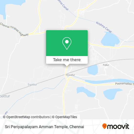 Sri Periyapalayam Amman Temple map