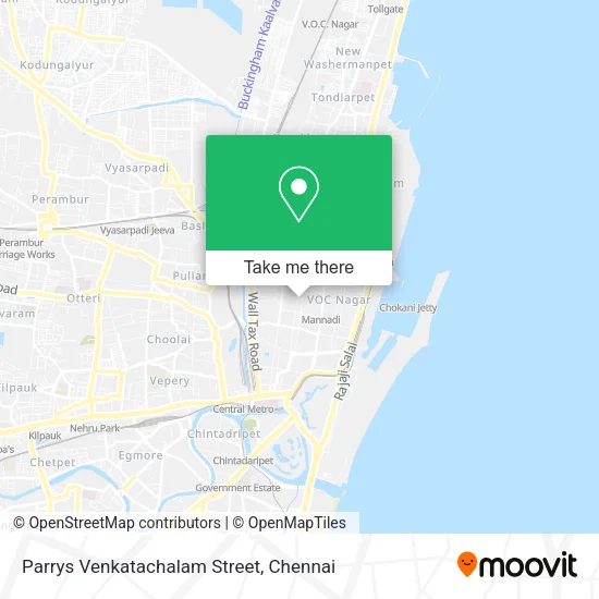 Parrys Venkatachalam Street map