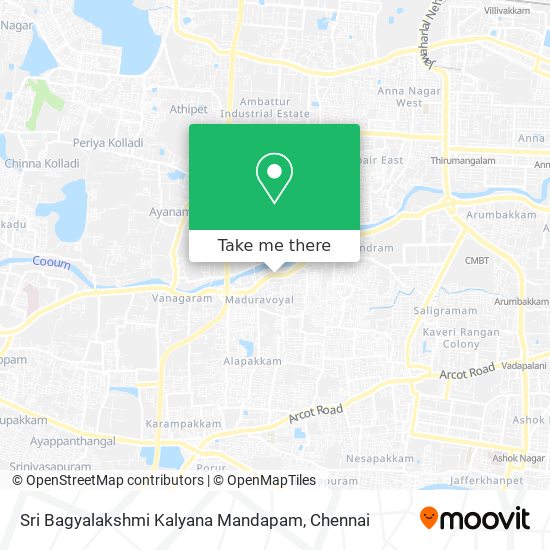 Sri Bagyalakshmi Kalyana Mandapam map