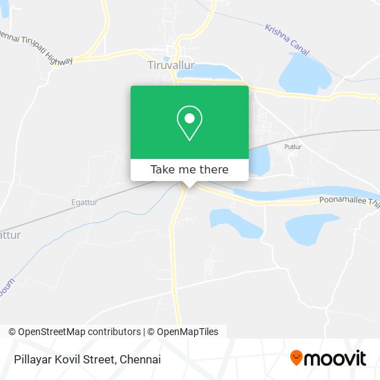 Pillayar Kovil Street map